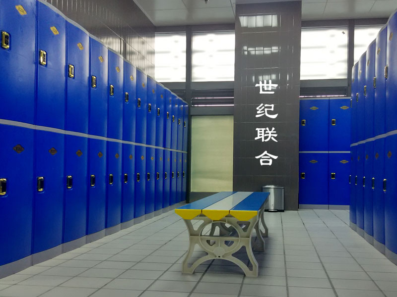 安裝好后的最終效果圖-世紀(jì)聯(lián)合塑料更衣柜